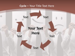 Holding Funny Life PowerPoint Template
