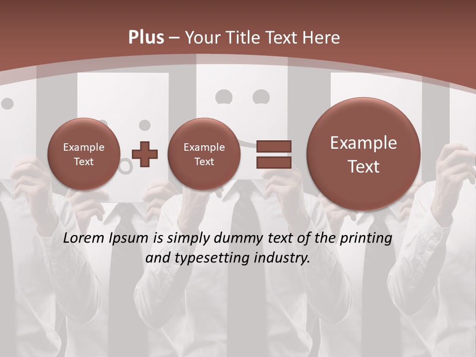 Holding Funny Life PowerPoint Template
