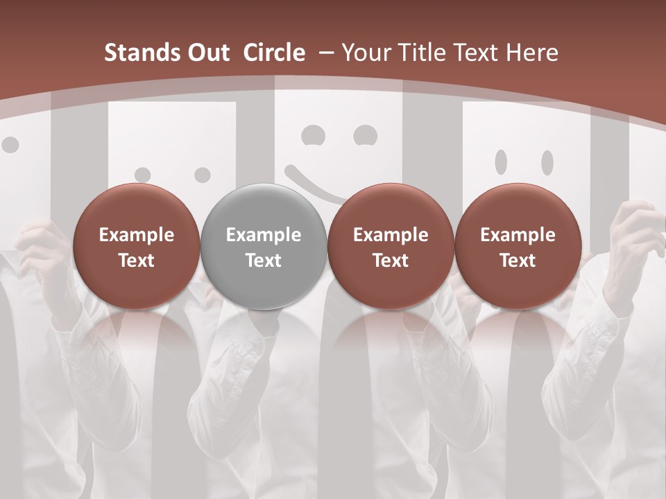 Holding Funny Life PowerPoint Template