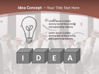 Holding Funny Life PowerPoint Template