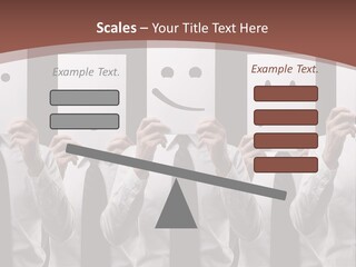 Holding Funny Life PowerPoint Template