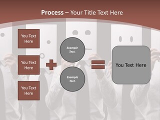 Holding Funny Life PowerPoint Template