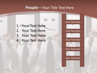 Holding Funny Life PowerPoint Template