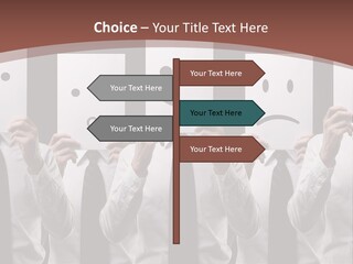 Holding Funny Life PowerPoint Template