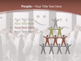 Holding Funny Life PowerPoint Template