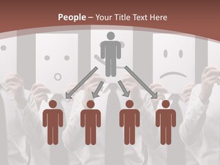 Holding Funny Life PowerPoint Template