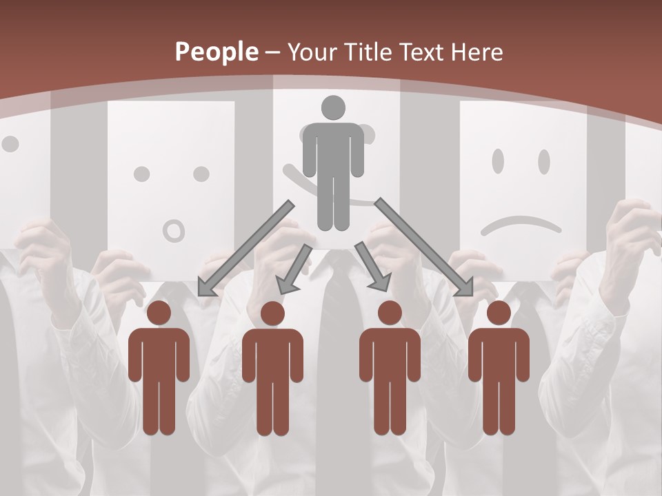 Holding Funny Life PowerPoint Template