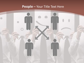 Holding Funny Life PowerPoint Template