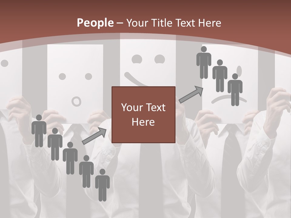 Holding Funny Life PowerPoint Template