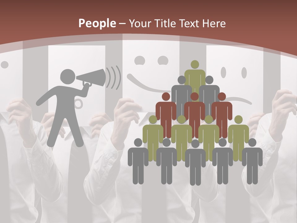 Holding Funny Life PowerPoint Template