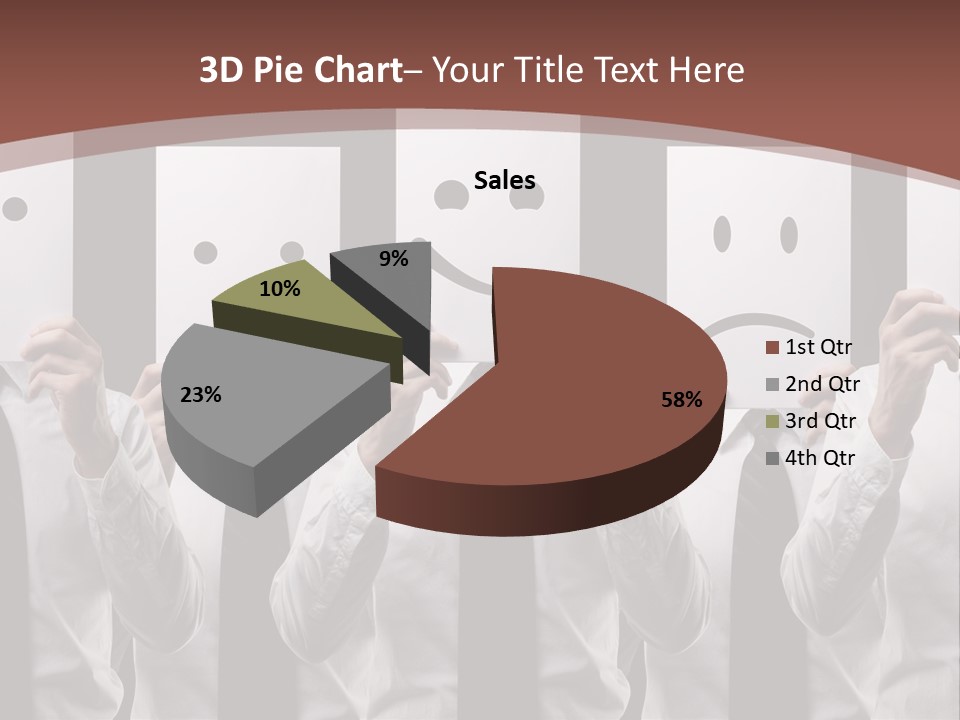 Holding Funny Life PowerPoint Template