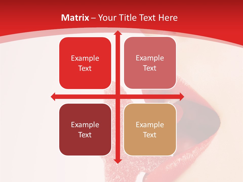 Playful Lipstick Sweet PowerPoint Template