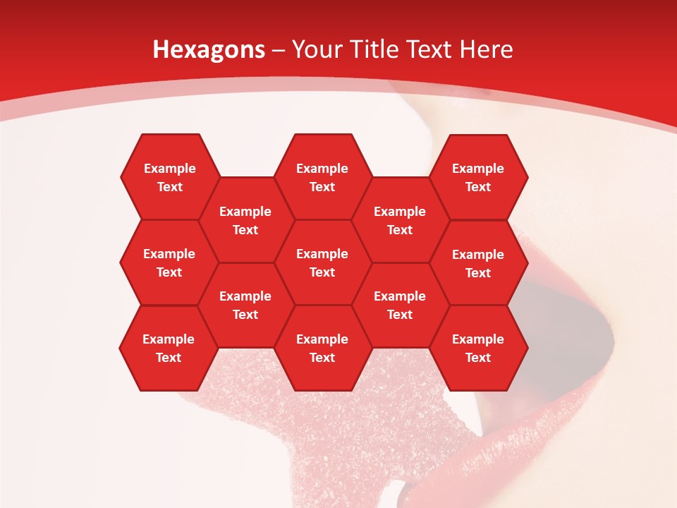 Playful Lipstick Sweet PowerPoint Template