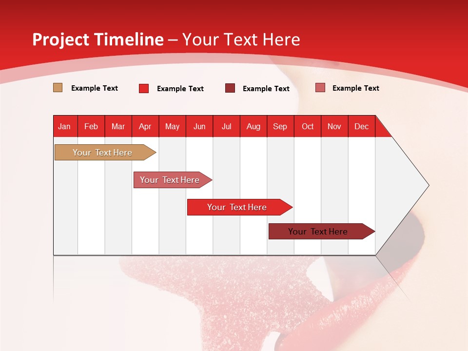 Playful Lipstick Sweet PowerPoint Template