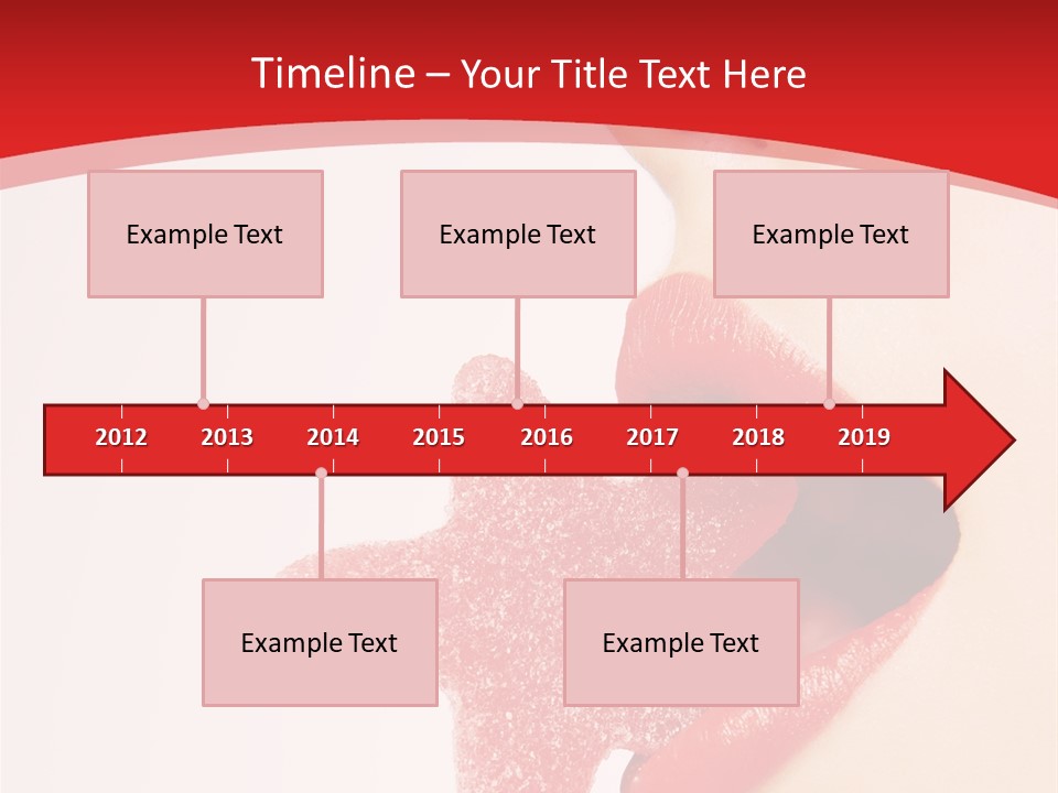 Playful Lipstick Sweet PowerPoint Template