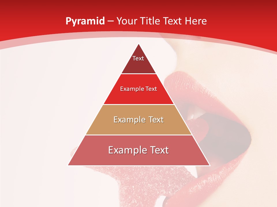 Playful Lipstick Sweet PowerPoint Template