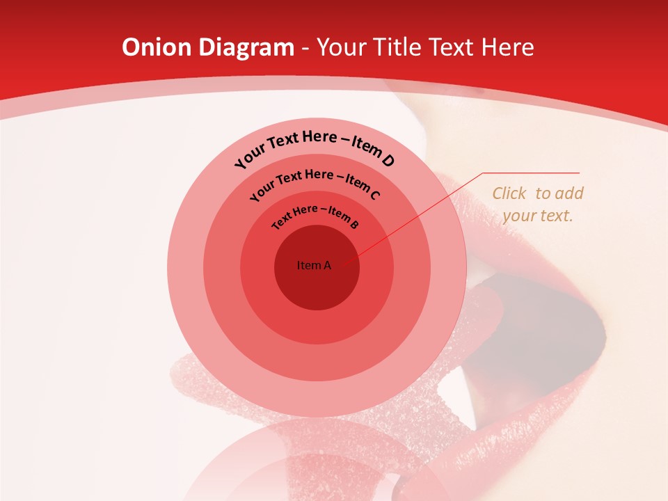 Playful Lipstick Sweet PowerPoint Template