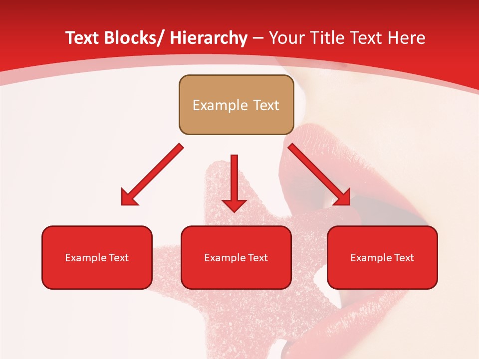 Playful Lipstick Sweet PowerPoint Template