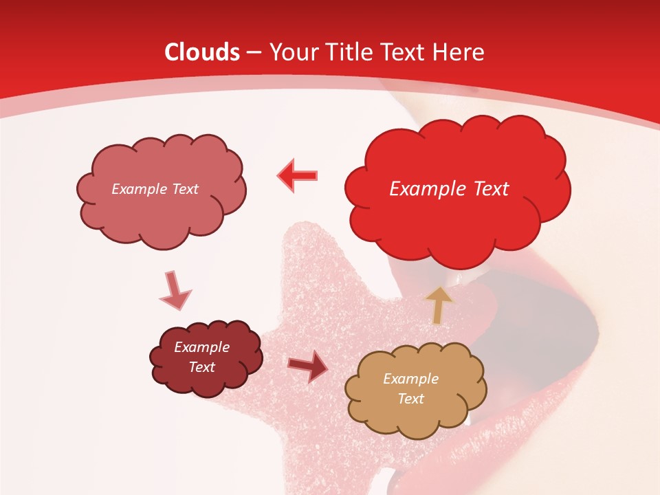 Playful Lipstick Sweet PowerPoint Template