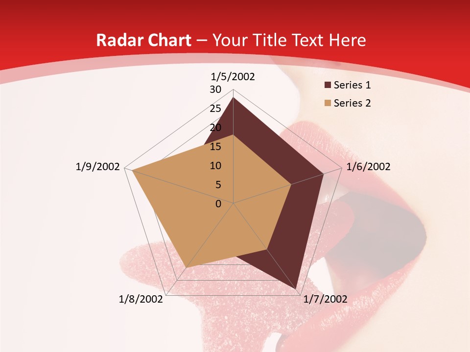 Playful Lipstick Sweet PowerPoint Template