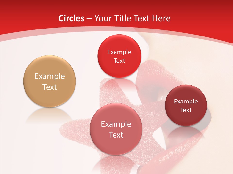 Playful Lipstick Sweet PowerPoint Template