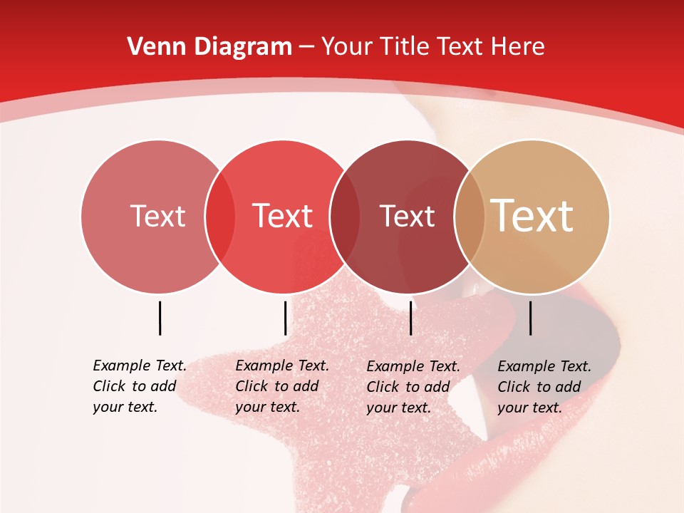 Playful Lipstick Sweet PowerPoint Template