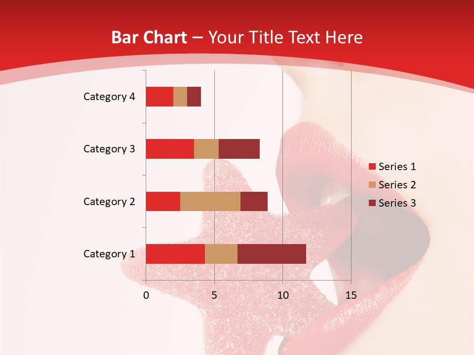 Playful Lipstick Sweet PowerPoint Template