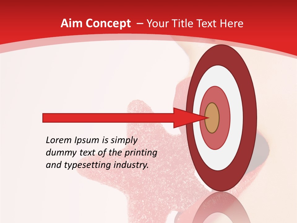 Playful Lipstick Sweet PowerPoint Template