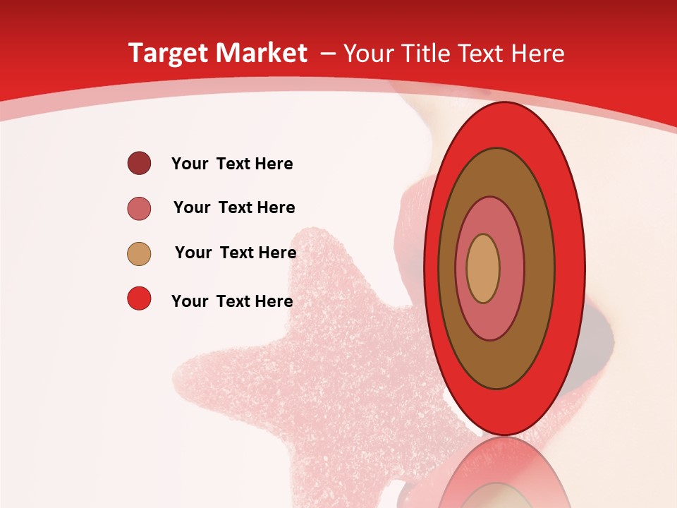 Playful Lipstick Sweet PowerPoint Template