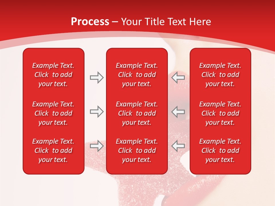 Playful Lipstick Sweet PowerPoint Template