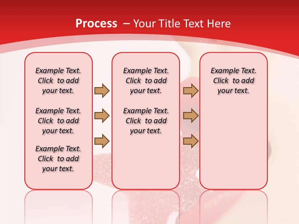 Playful Lipstick Sweet PowerPoint Template