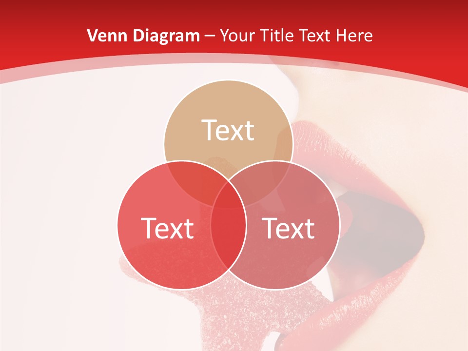 Playful Lipstick Sweet PowerPoint Template
