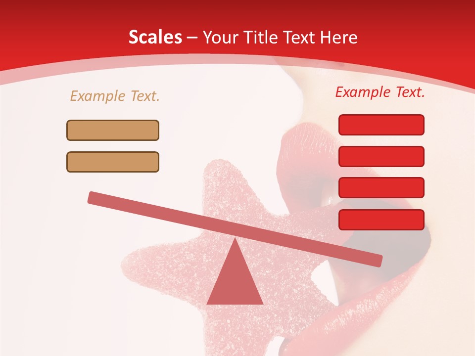 Playful Lipstick Sweet PowerPoint Template