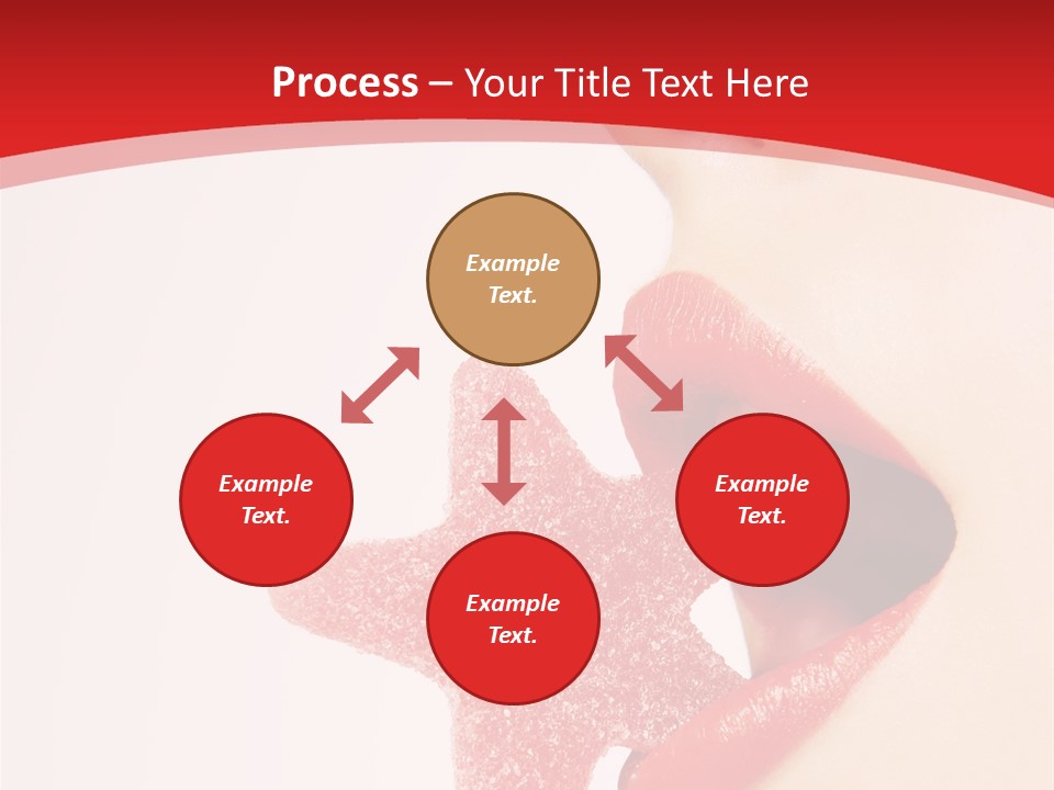 Playful Lipstick Sweet PowerPoint Template