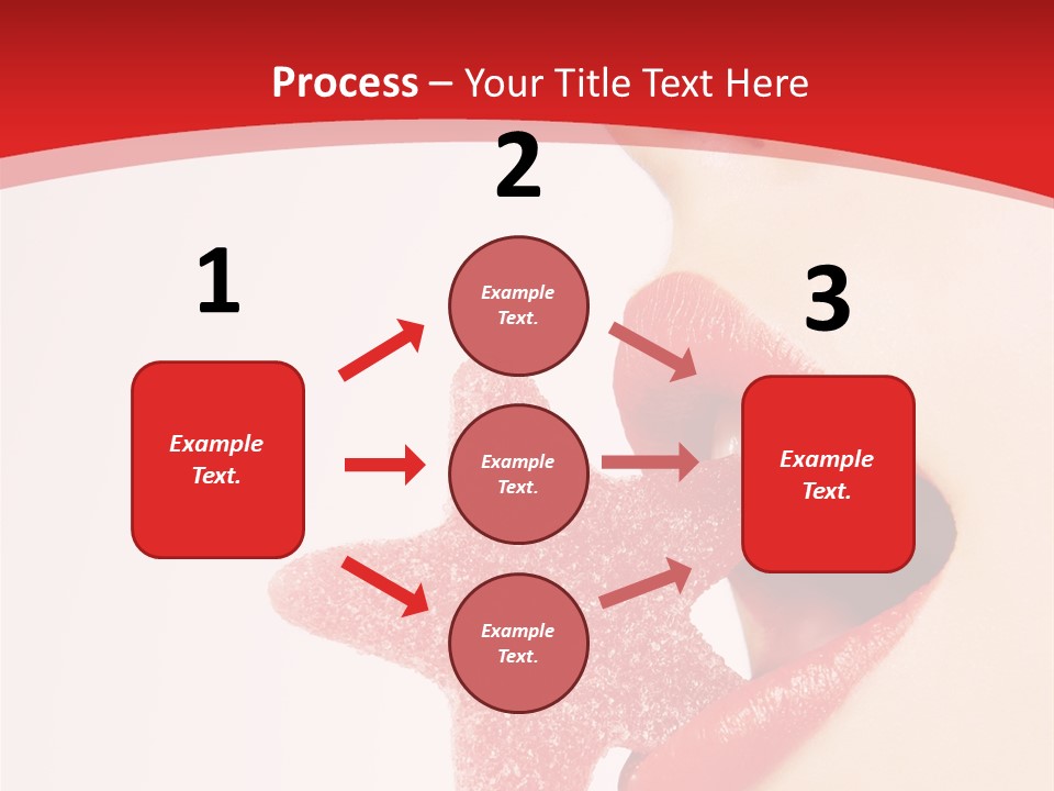 Playful Lipstick Sweet PowerPoint Template