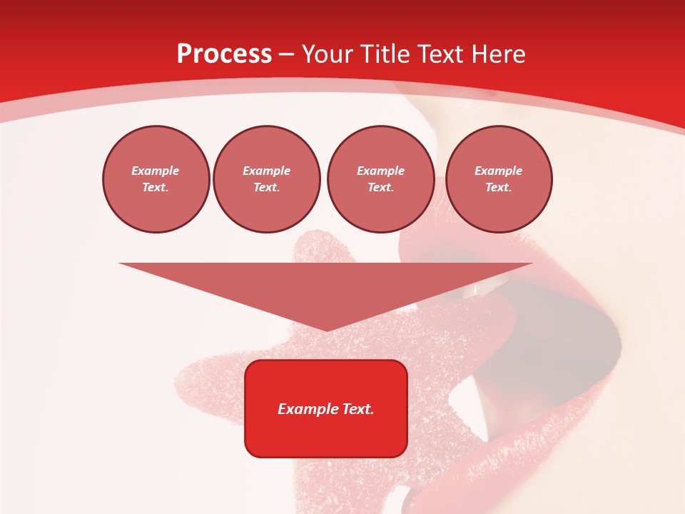 Playful Lipstick Sweet PowerPoint Template