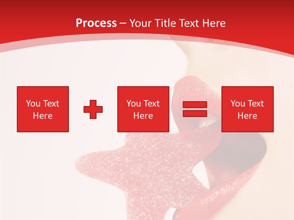 Playful Lipstick Sweet PowerPoint Template