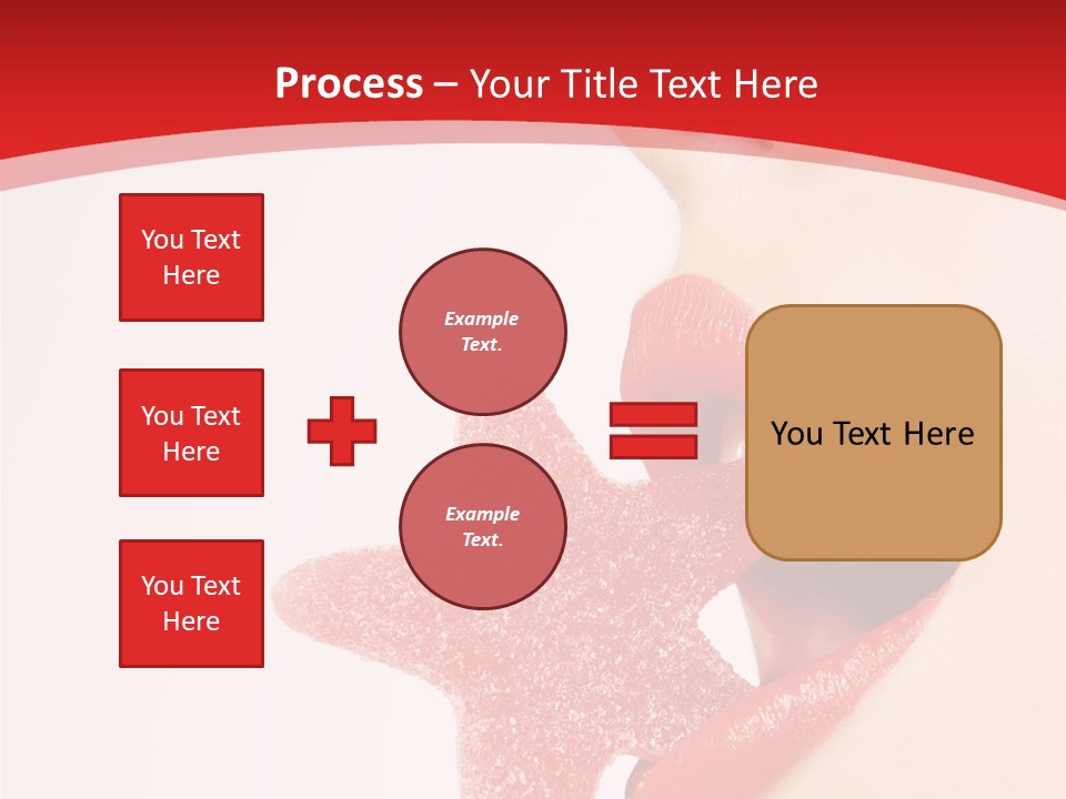 Playful Lipstick Sweet PowerPoint Template