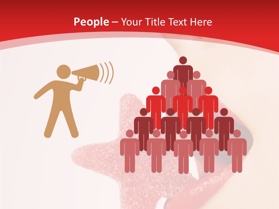 Playful Lipstick Sweet PowerPoint Template