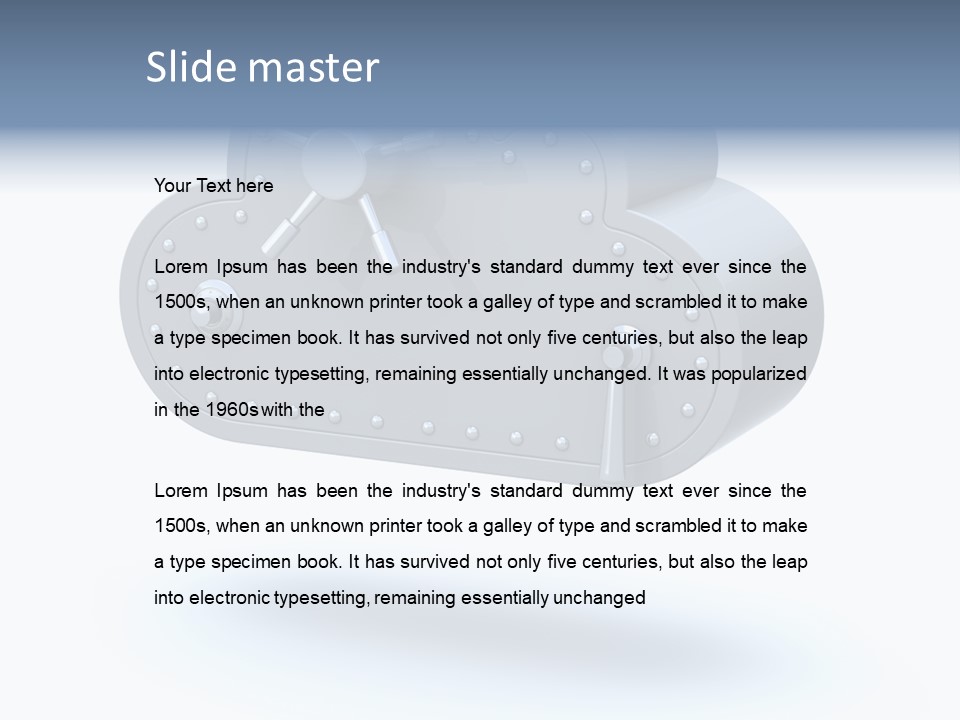Mobility Security Data PowerPoint Template