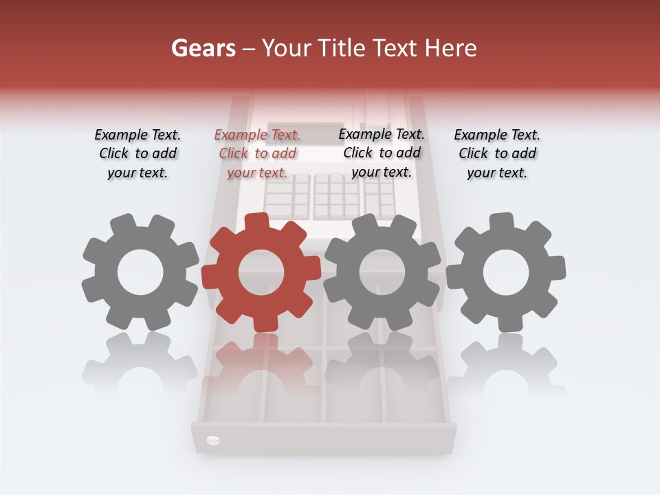 Calculator Cash Lcd PowerPoint Template