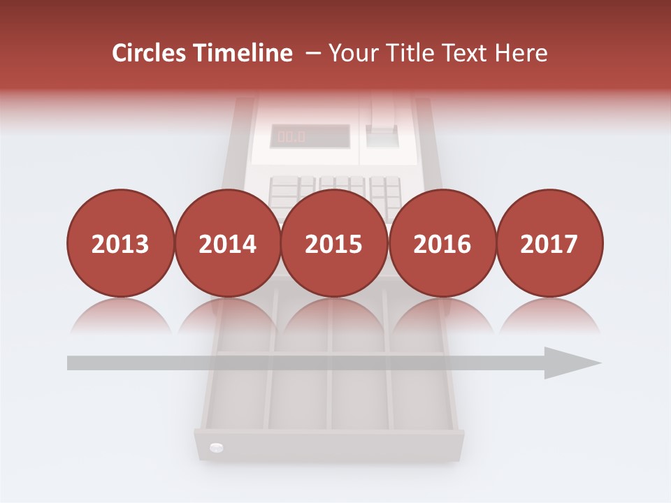 Calculator Cash Lcd PowerPoint Template