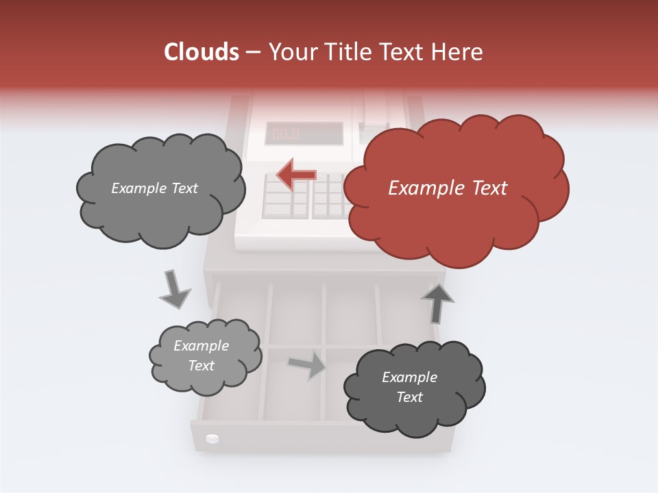 Calculator Cash Lcd PowerPoint Template