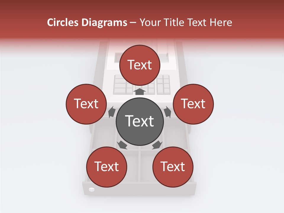Calculator Cash Lcd PowerPoint Template