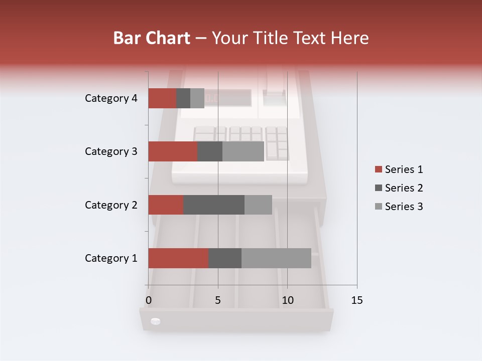 Calculator Cash Lcd PowerPoint Template
