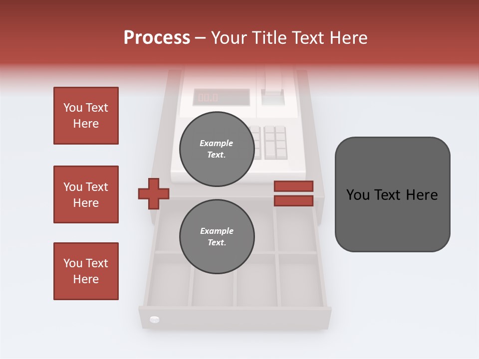 Calculator Cash Lcd PowerPoint Template