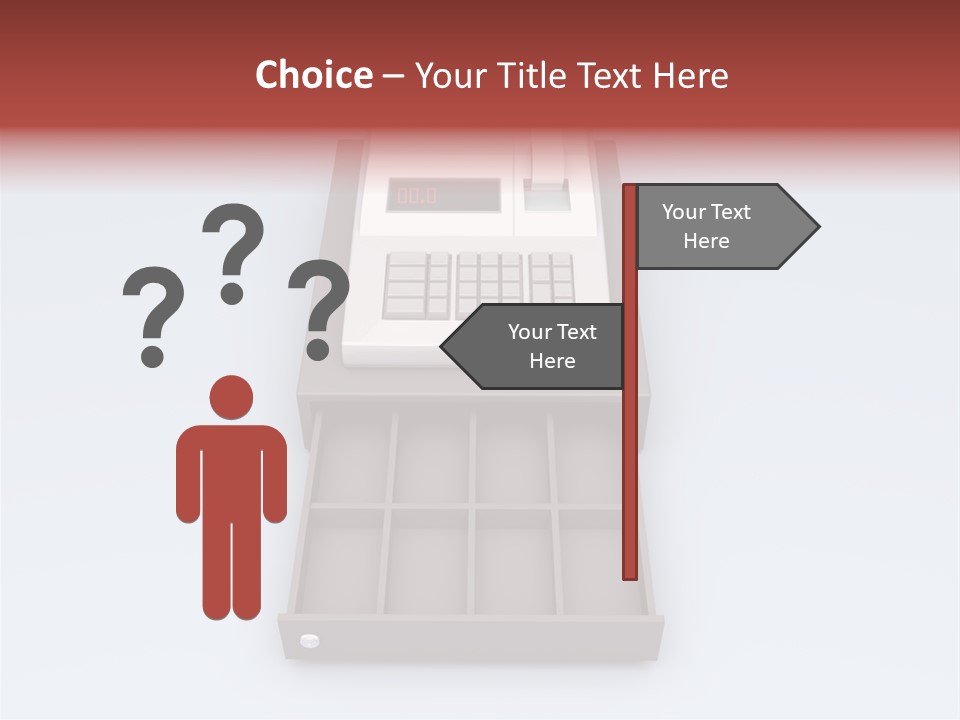Calculator Cash Lcd PowerPoint Template