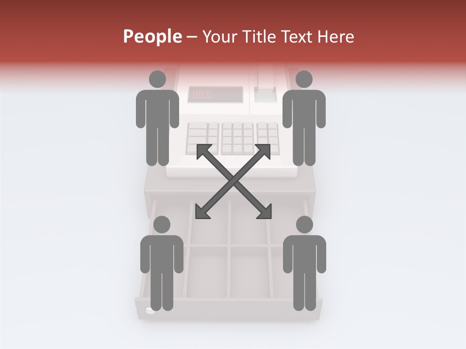 Calculator Cash Lcd PowerPoint Template