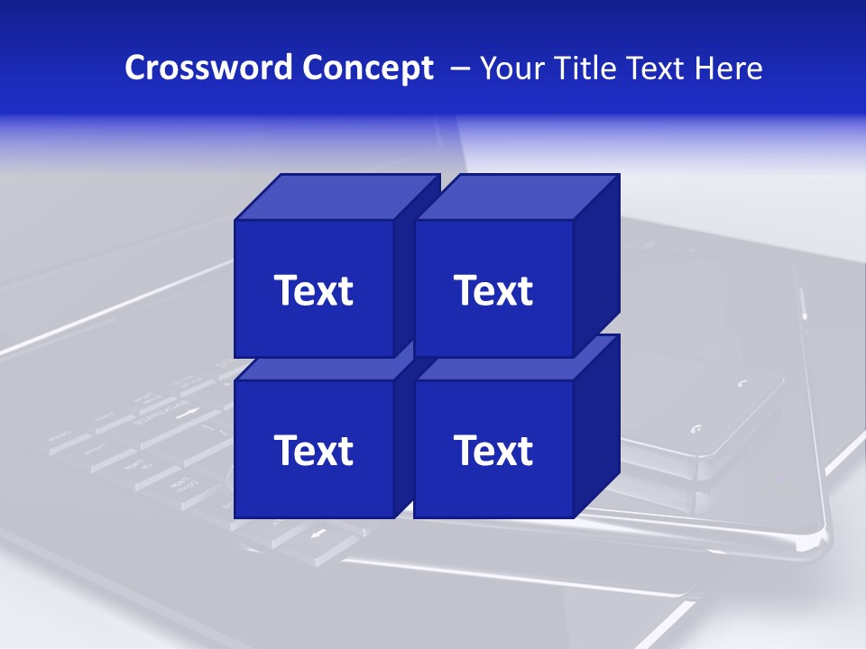 Notebook Internet Design PowerPoint Template