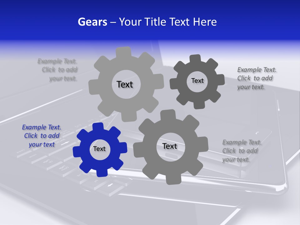 Notebook Internet Design PowerPoint Template